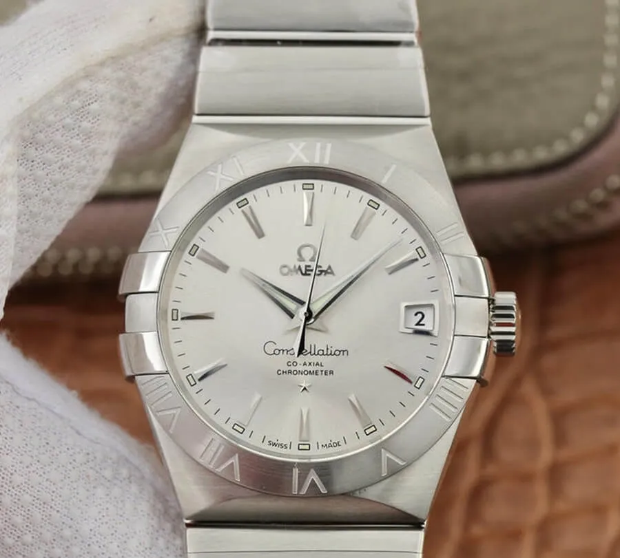 Omega Constellation 123.10.38.21.02.001 VS Factory 1:1 Best Edition Replica Watch White Dial